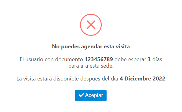 Ventana de Agendamiento